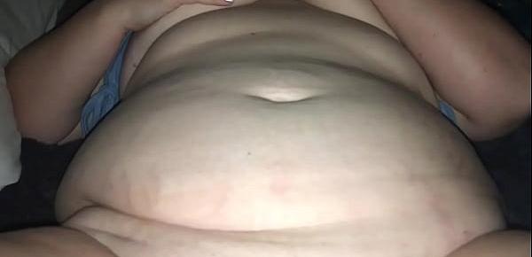  Sexy BBW Teases And Takes Hard Doggy - Male Cums !